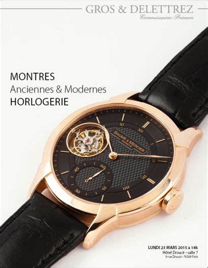 Montres et horlogerie .